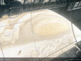 View from a spacecraft orbiting Jupiter