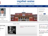 Website of Nepal's president defaced