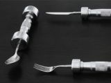 Weights-equipped cutlery