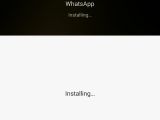 WhatsApp APK installation