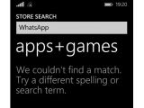WhatsApp for Windows Phone is unavailable for download