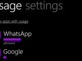 WhatsApp 2.11.587 battery power consumption on Lumia 1520