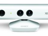 The white Xbox 360 and Kinect bundle