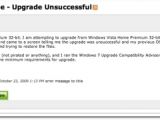 A screenshot of Microsoft's forum (Microsoft answers)
