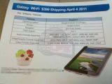 Wi-Fi Samsung GALAXY Tab to land in April
