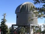 Located at an elevation of about 9,600 feet on Frisco Peak in southern Utah, the Willard L. Eccles Observatory's dome houses a 32-inch reflecting telescope