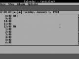 Windows 1.01 calendar