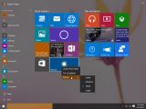 Windows 10 build 10056 Start screen