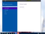 PC settings options in Windows 10