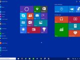 Windows 10 build 9926 Start screen