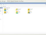 Windows 10 File Explorer concept