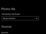 Windows Phone 10 for phones new Photos app settings