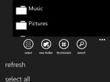 Windows Phone 10 for phones File Explorer