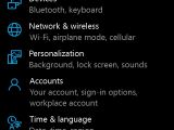 Windows 10 for Phones: Settings