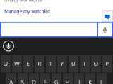 Windows 10 for Phones: Keyboard