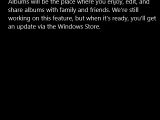 Windows 10 for Phones: Albums are not available