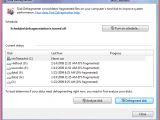 Windows 7 defragmentation