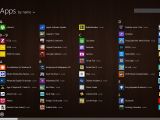 Windows 8.1 All Apps view