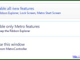 Disable Metro UI features