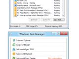 Windows 7 Task Manager and Windows 8 Task Manager