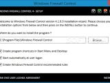Create Windows Firewall Control with recommended rules during installation