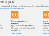 Windows Mobile 6.5 update