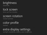 Windows Phone 10 concept settings