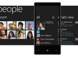 Windows Phone 7 Series People Screen