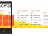 Windows Phone 7 Series Office Screen