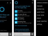 Cortana in action (screenshots)