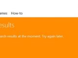 Windows Phone Store website error message