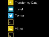 Nokia Lumia 735 Main menu