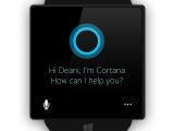 Smartwatch concept also featuring Cortana
