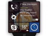 Windows smartwatch concept coming with live tiles