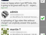 WordPress for Android screenshot