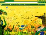 Google Chrome's Brazil theme for the 2010 FIFA World Cup South Africa
