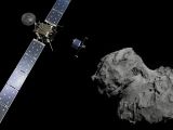 The lander was carried all the way to the comet by the Rosetta spacecraft