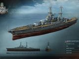 Check out ship stats in World of Warships