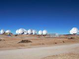 This is the ALMA site, with several antennas showing