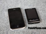 Xperia X10 Mini next to the iPhone