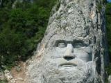 The Decebalus rock face