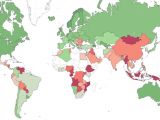 Main risk areas around the world