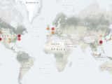 Vulnerable MongoDB instances across the globe