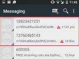 Trojan sending SMS messages to preset phone numbers