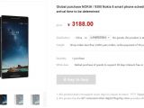 Nokia 8 listing on JD.com