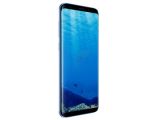 Side view of Blue Coral Galaxy S8