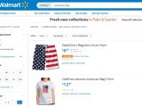 Only "flag" related products show up on Wal-Mart