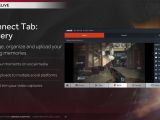 Radeon ReLive: Connect Tab Gallery