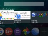 Aptoide TV running (installing Google Drive)