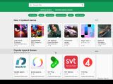 AndEX Nougat 7.1.2 – Google Play Store running